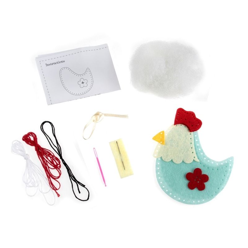 Felt Decoration Kit - Hen